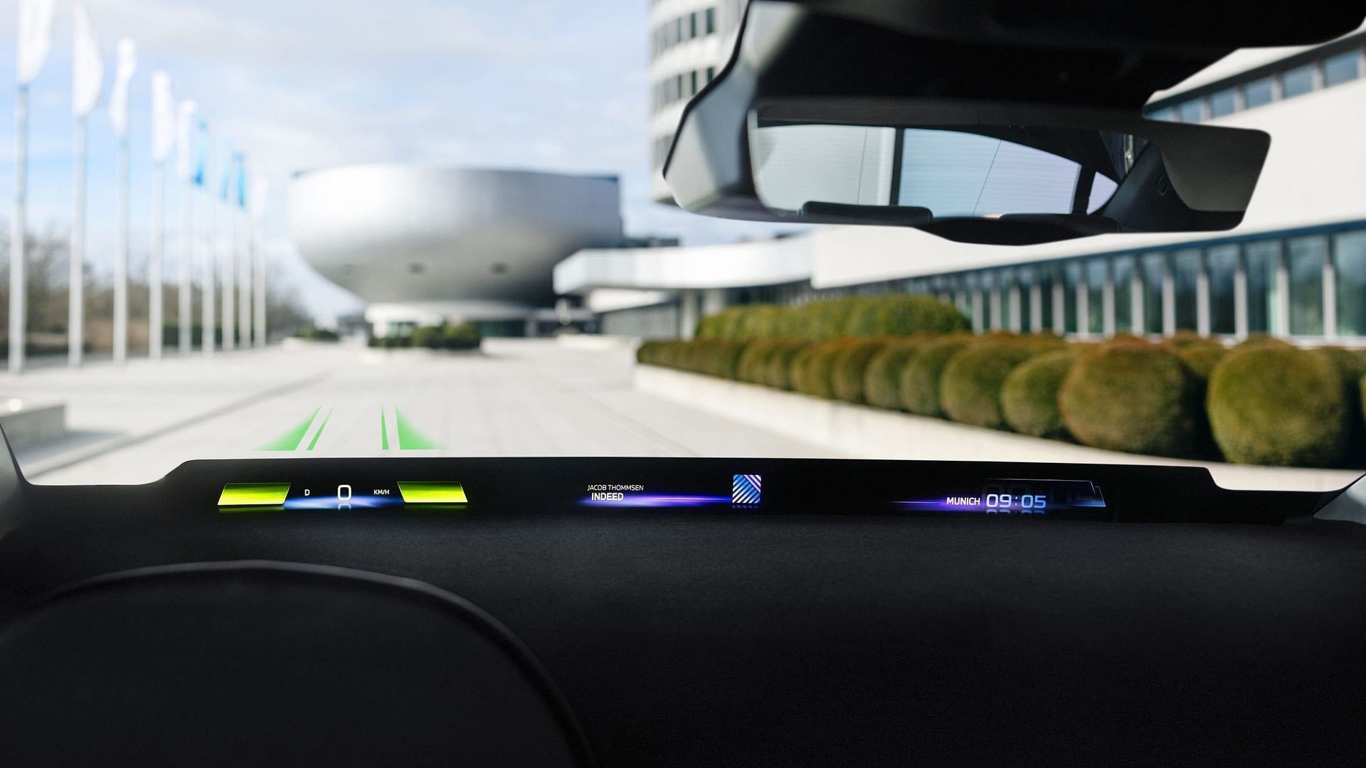 Imagem ilustrativa da notícia: BMW desenvolve head-up display panorâmico