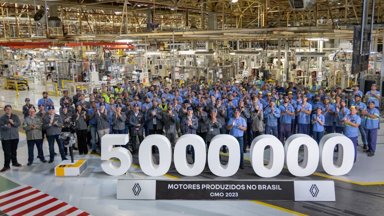 Imagem ilustrativa da notícia: Renault chega a 5 milhões de motores produzidos no Brasil
