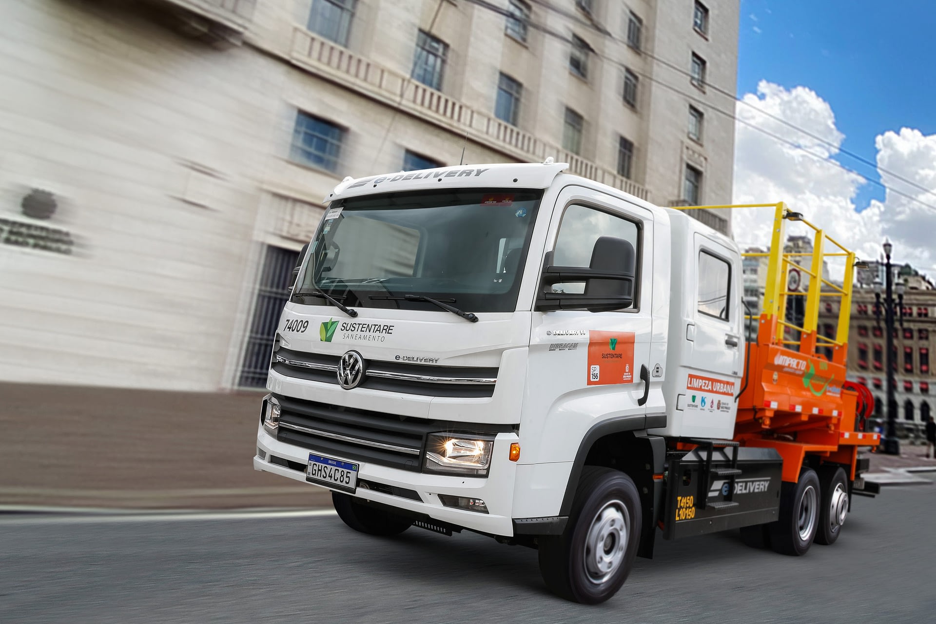 Imagem ilustrativa da notícia: VW e-Delivery opera em zeladoria no Centro de São Paulo