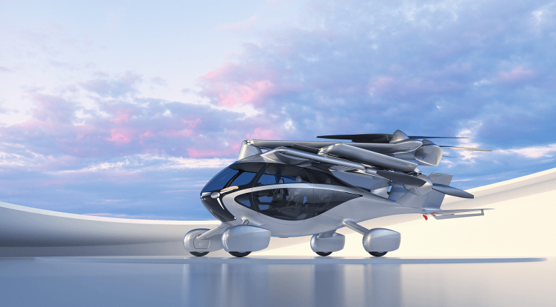 Imagem ilustrativa da notícia: Startup Aska planeja lançar em 2026 seu carro voador que usa etanol