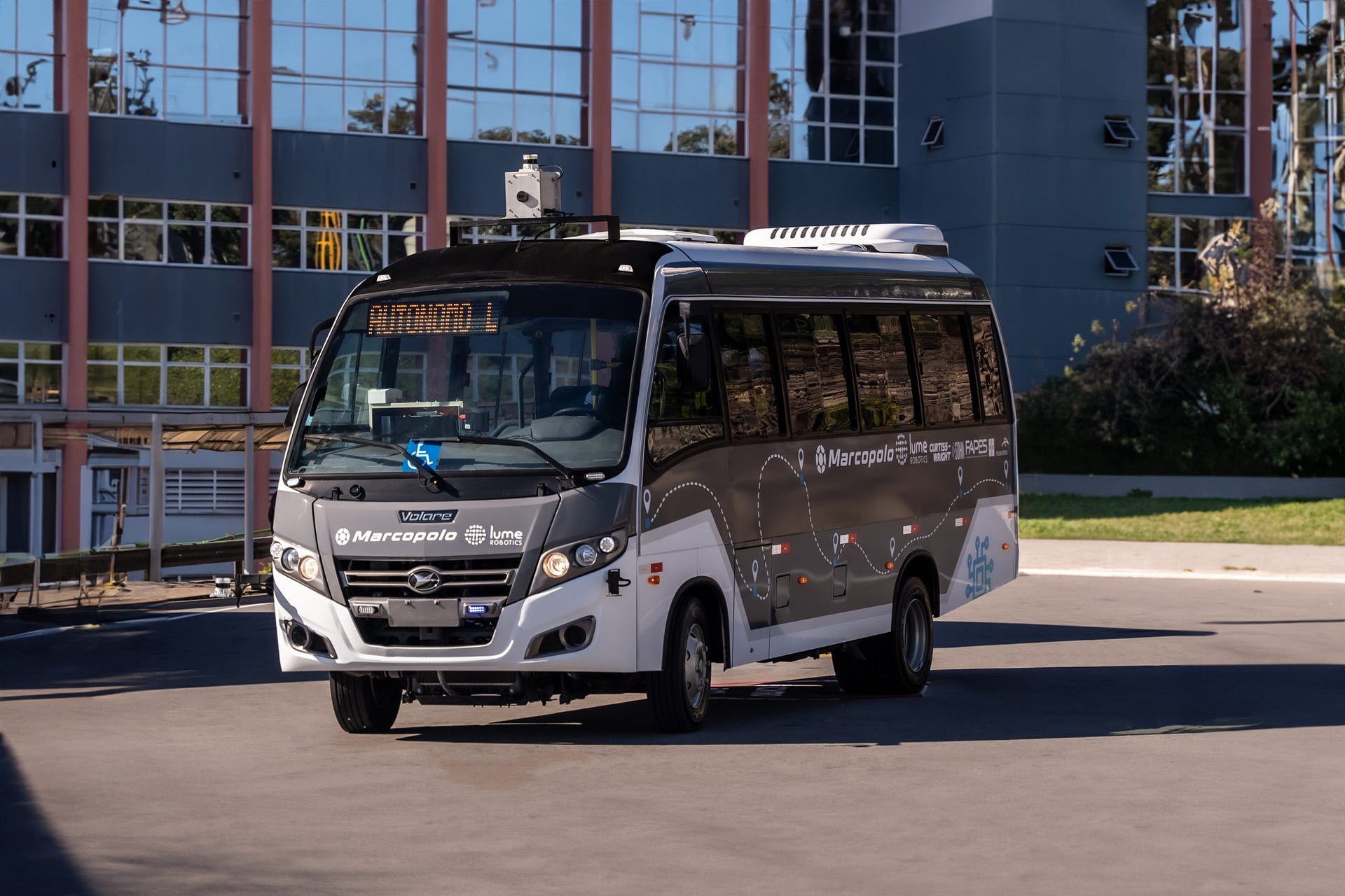 Imagem ilustrativa da notícia: Marcopolo apresenta protótipo de ônibus autônomo