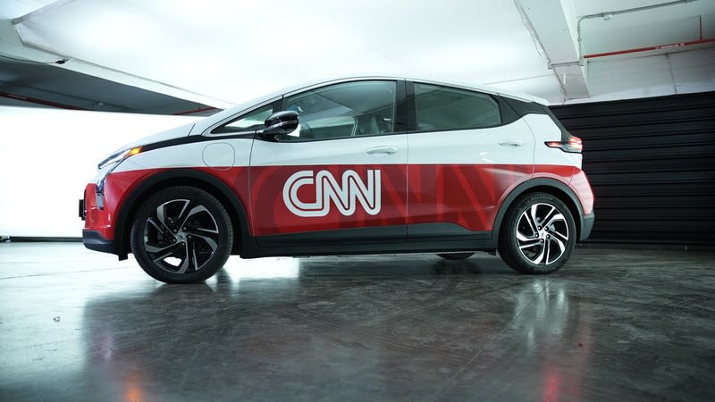 Imagem ilustrativa da notícia: CNN Brasil eletrifica 100% de sua frota em parceria com a Chevrolet