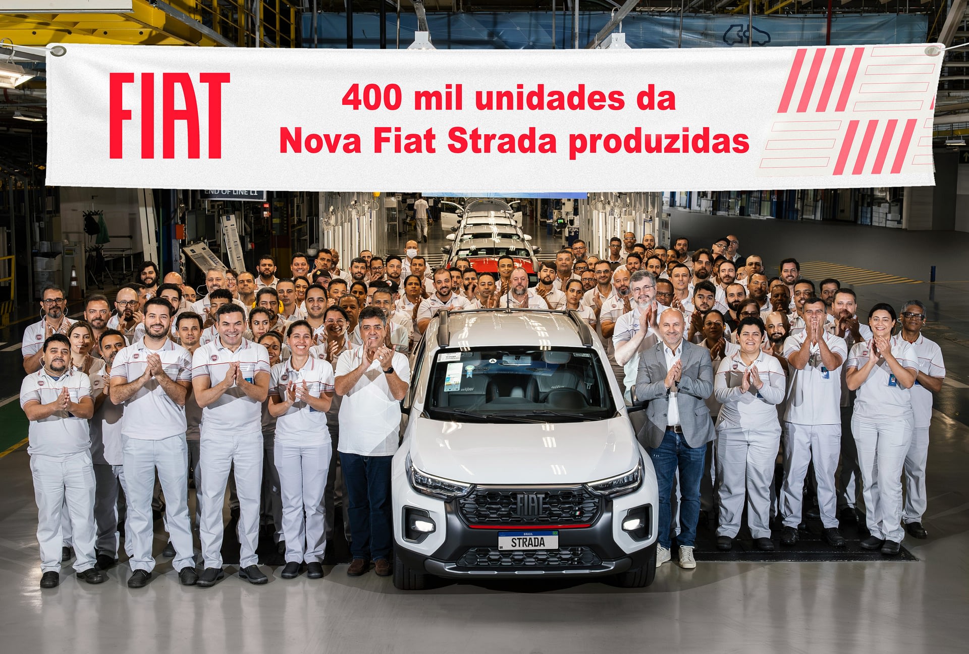 Imagem ilustrativa da notícia: Stellantis produziu 400 mil unidades da nova geração da Fiat Strada