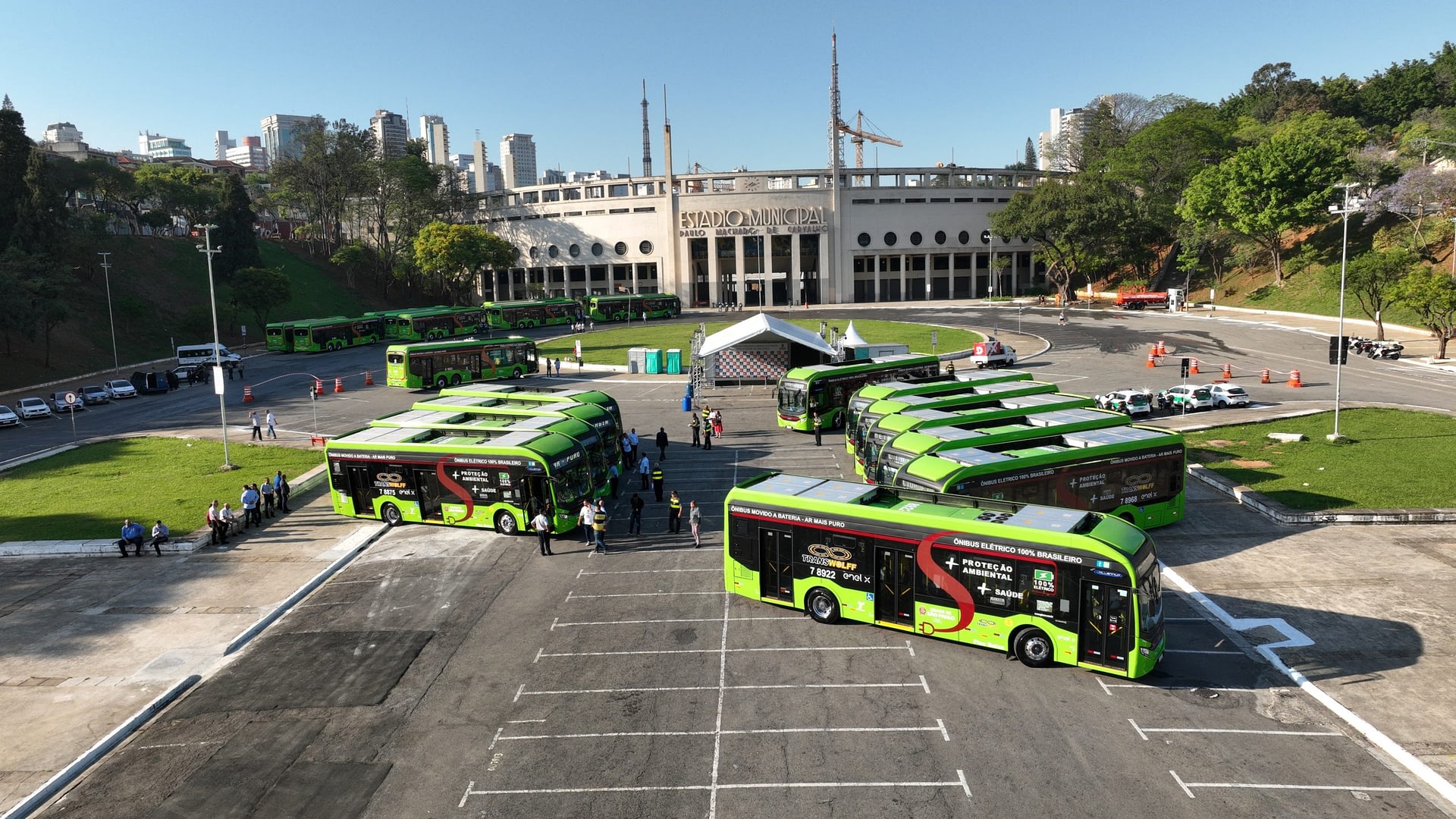 Imagem ilustrativa da notícia: Prefeitura de São Paulo recebe 50 ônibus elétricos