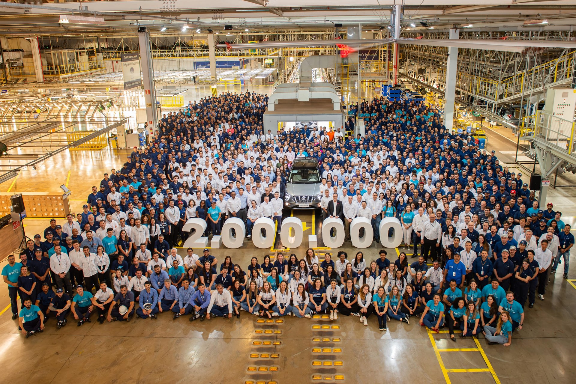 Imagem ilustrativa da notícia: Hyundai produz 2 milhões de veículos em Piracicaba em tempo recorde