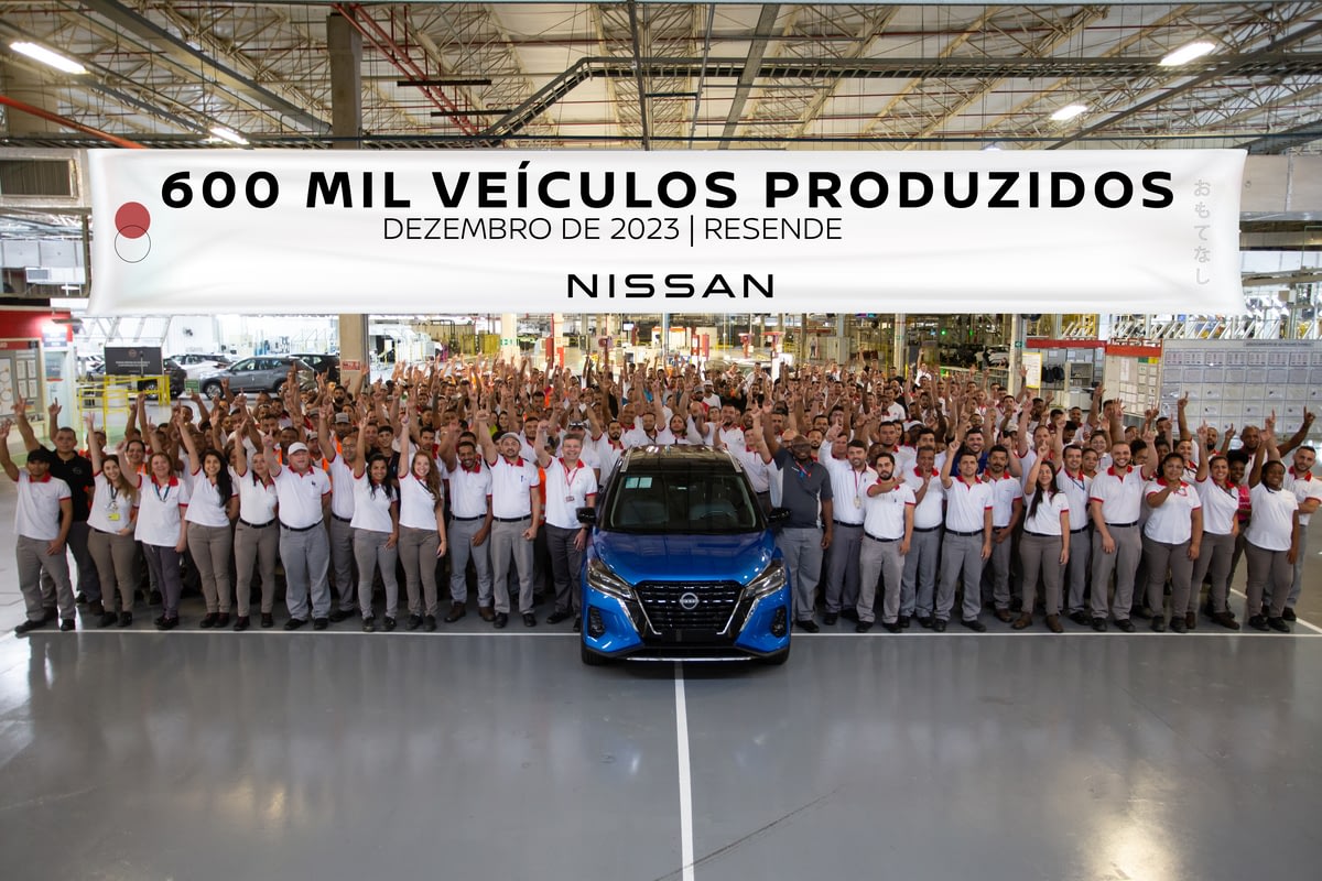 Imagem ilustrativa da notícia: Nissan chega a 600 mil veículos produzidos em Resende