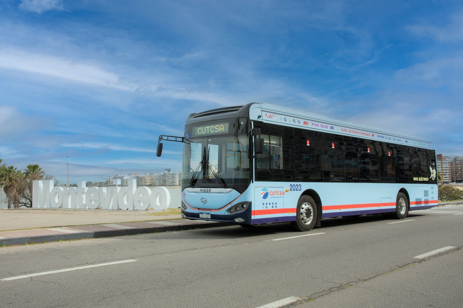 Imagem ilustrativa da notícia: Higer Bus vende 100 ônibus elétricos no Uruguai