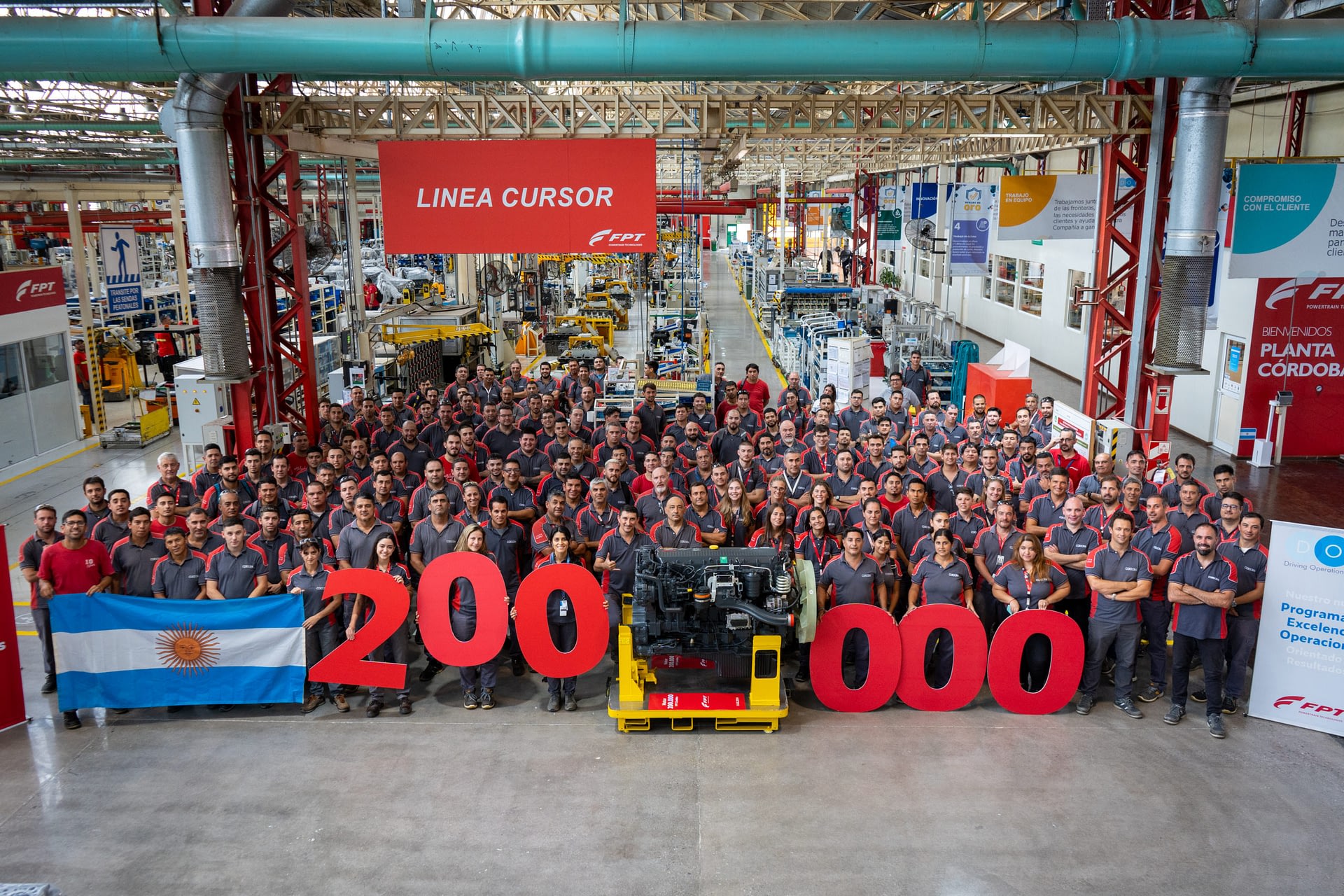 Imagem ilustrativa da notícia: FPT alcança 200 mil motores produzidos em Córdoba