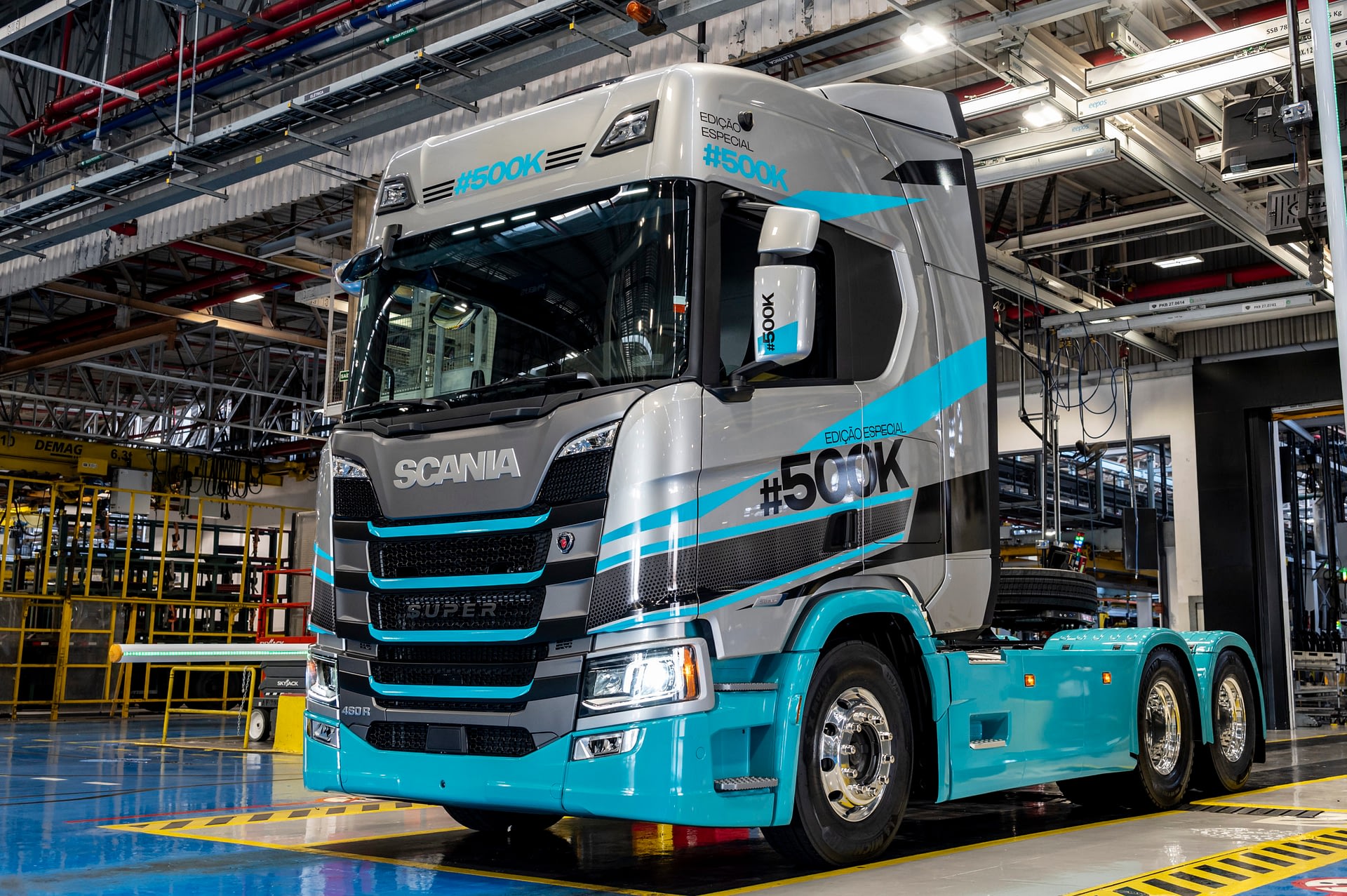 Imagem ilustrativa da notícia: Scania alcança marca de 500 mil caminhões produzidos no Brasil