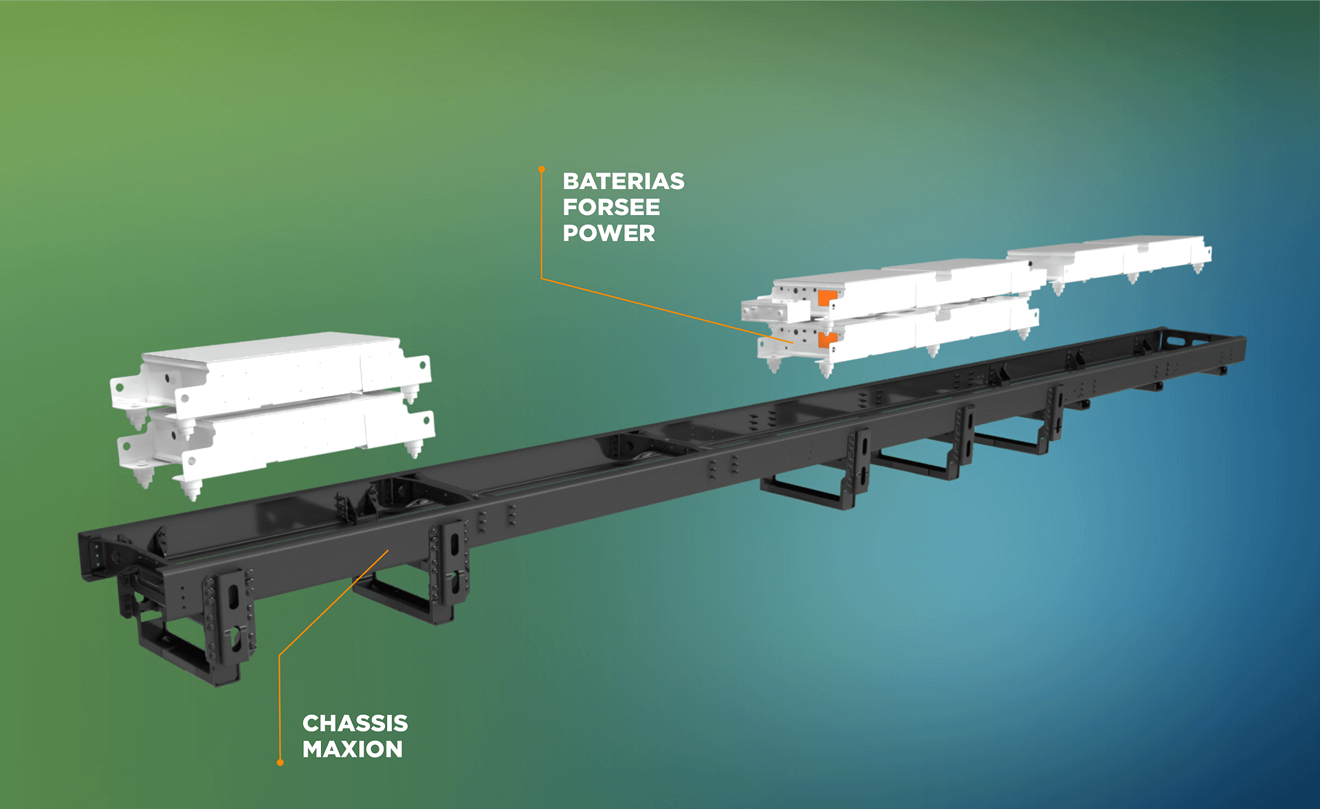Imagem ilustrativa da notícia: Maxion apresenta na Lat.Bus chassi de ônibus com bateria integrada