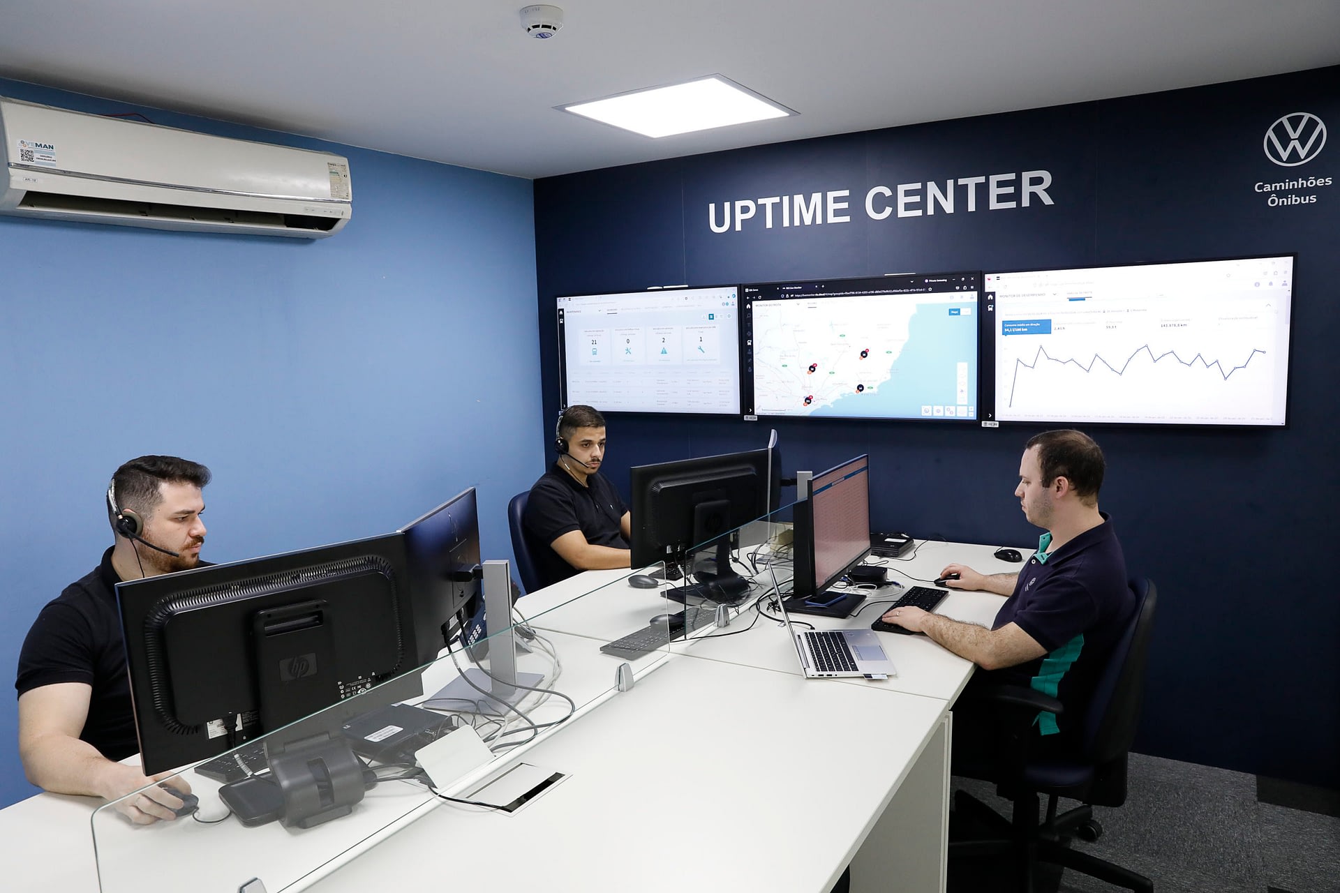 Imagem ilustrativa da notícia: VW Caminhões e Ônibus cria torre de controle para monitorar veículos conectados