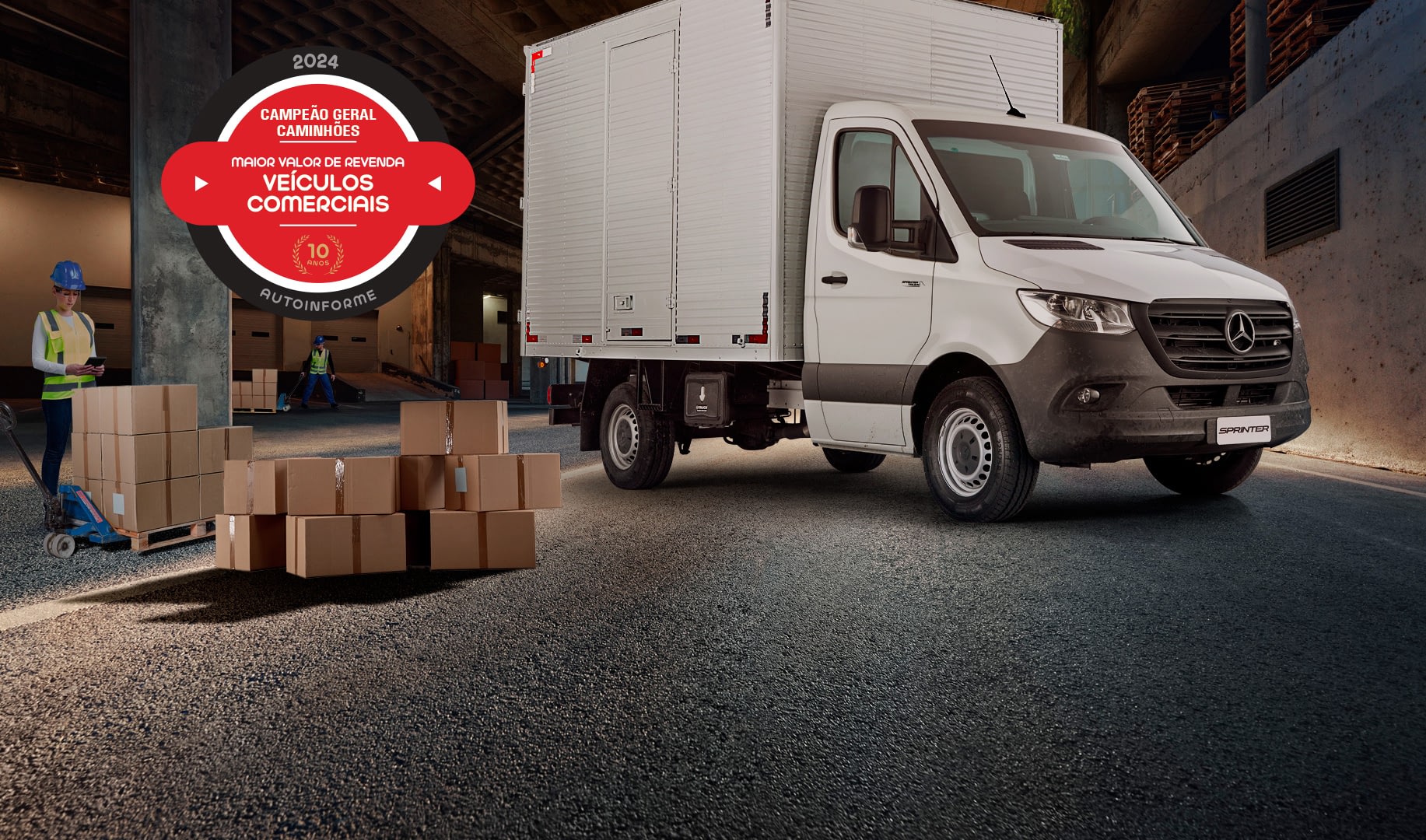 Imagem ilustrativa da notícia: Mercedes-Benz Sprinter 416 é a campeã do prêmio Maior Valor de Revenda Veículos Comerciais