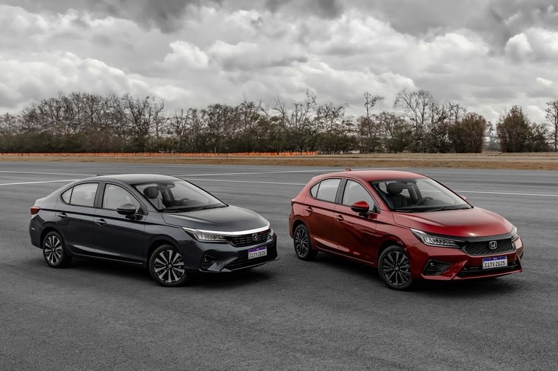 Imagem ilustrativa da notícia: Honda mexe no visual do City para diferenciar carrocerias hatch e sedã