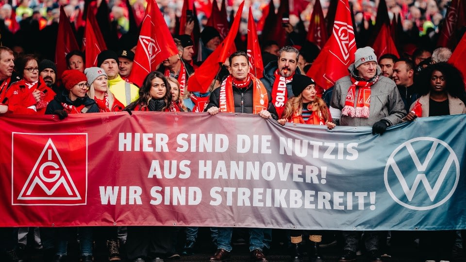 Imagem ilustrativa da notícia: Trabalhadores da Volkswagen programam novas paralisações na Alemanha