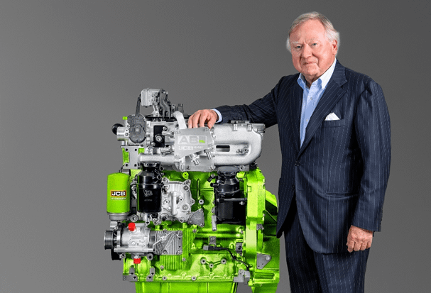 Imagem ilustrativa da notícia: JCB recebe aprovação para iniciar venda de máquinas com motor a hidrogênio na Europa