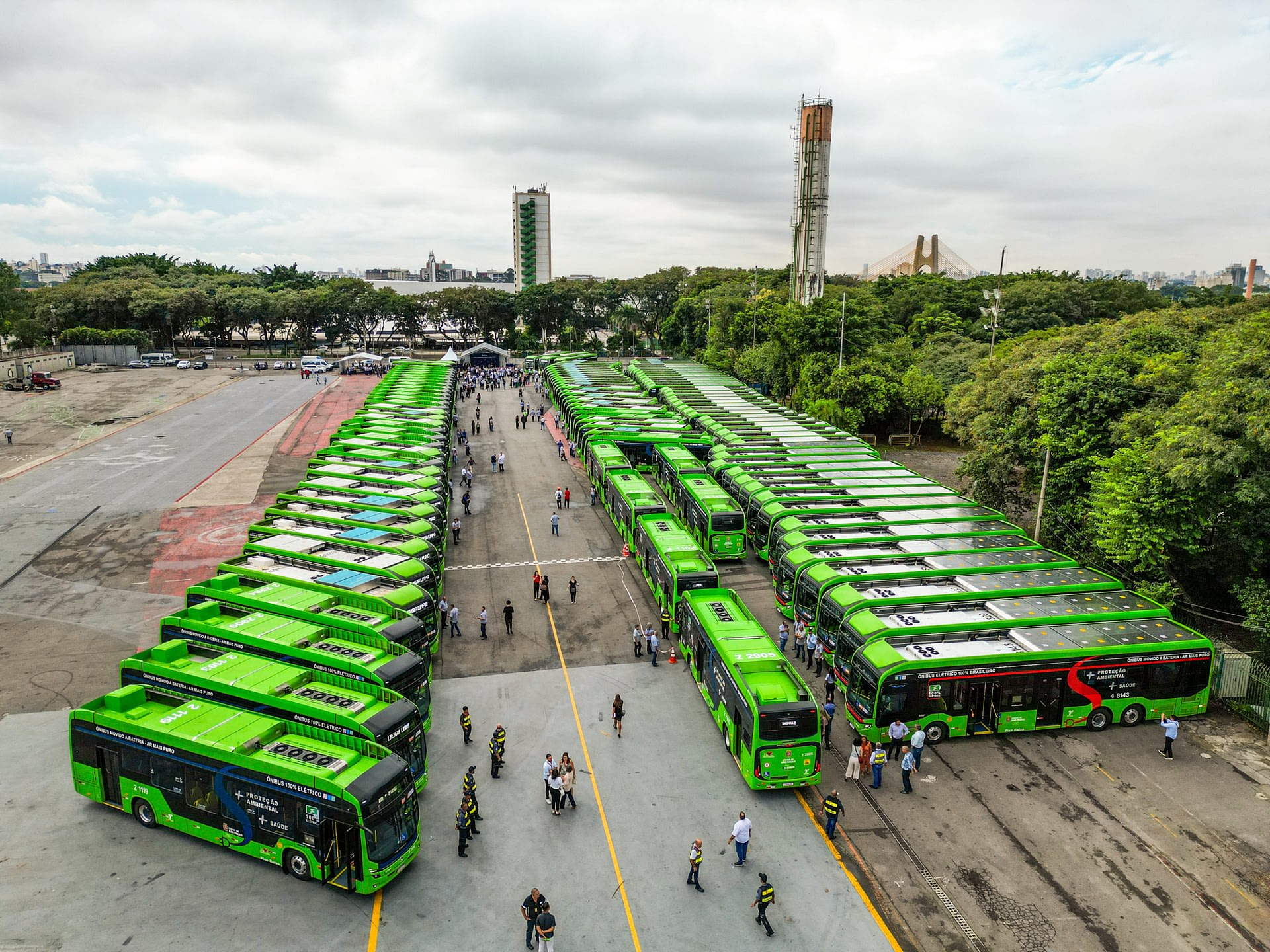 Imagem ilustrativa da notícia: São Paulo adiciona 115 ônibus a bateria à sua frota