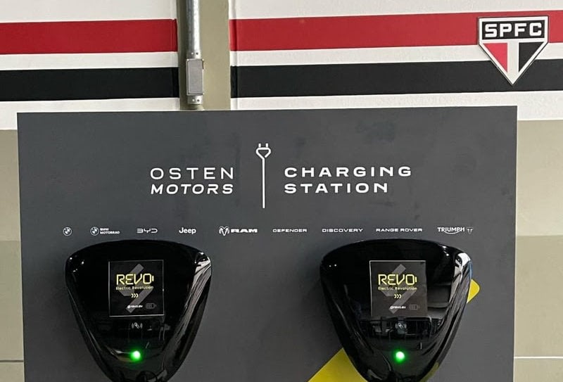 Imagem ilustrativa da notícia: Revo instala eletropostos no Morumbis e nos centros de treinamento do São Paulo