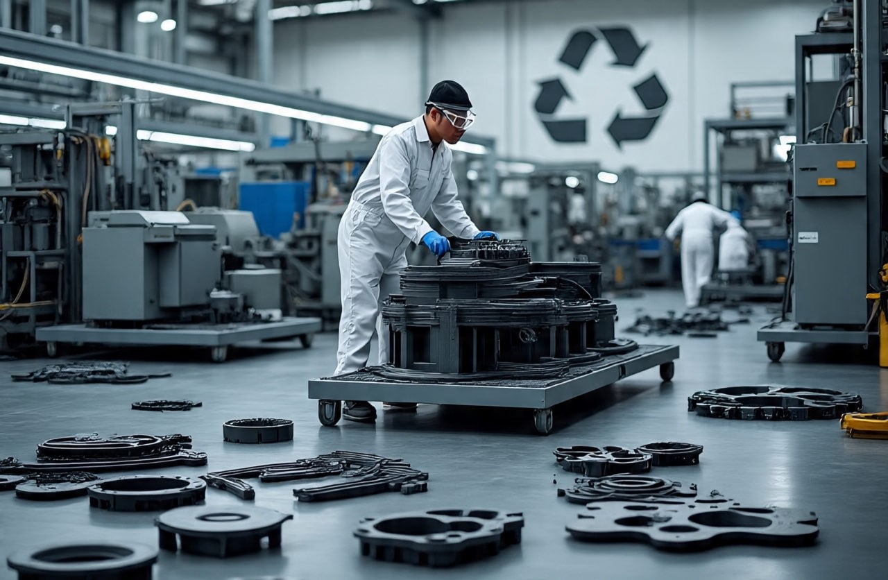 Imagem ilustrativa da notícia: Indústria automotiva reduz uso de plástico reciclado após dois anos de alta