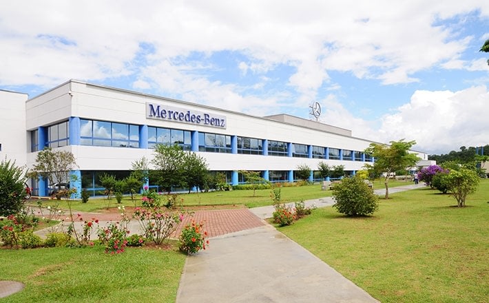 Imagem ilustrativa da notícia: Produção da Mercedes-Benz em Juiz de Fora foi suspensa