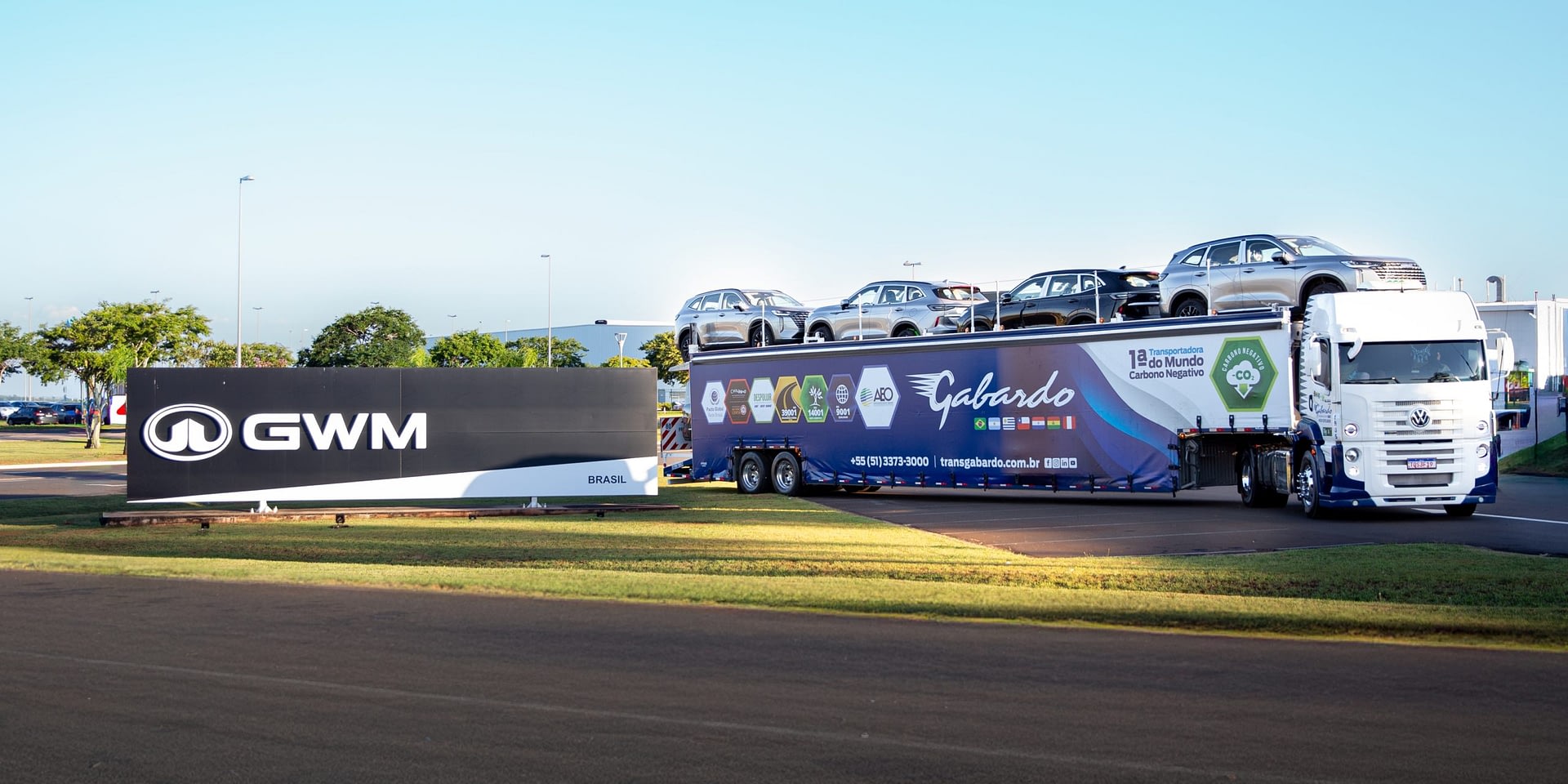 Imagem ilustrativa da notícia: GWM neutraliza emissões do transporte de veículos no Brasil