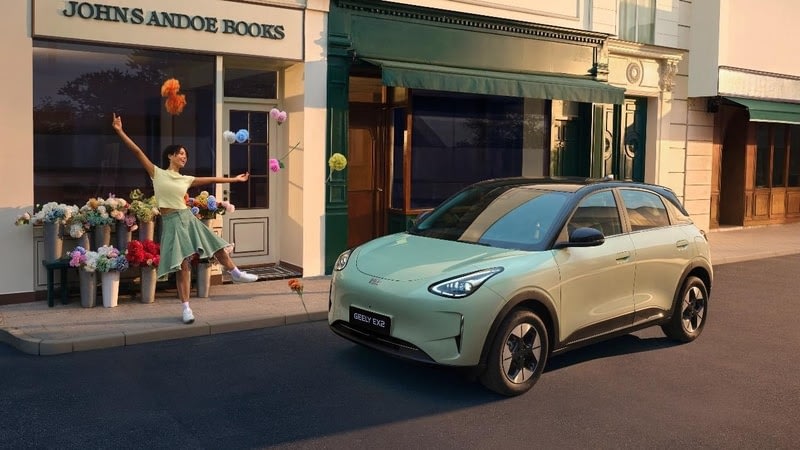 Imagem ilustrativa da notícia: Geely EX2 lidera vendas globais de elétricos compactos em 2025