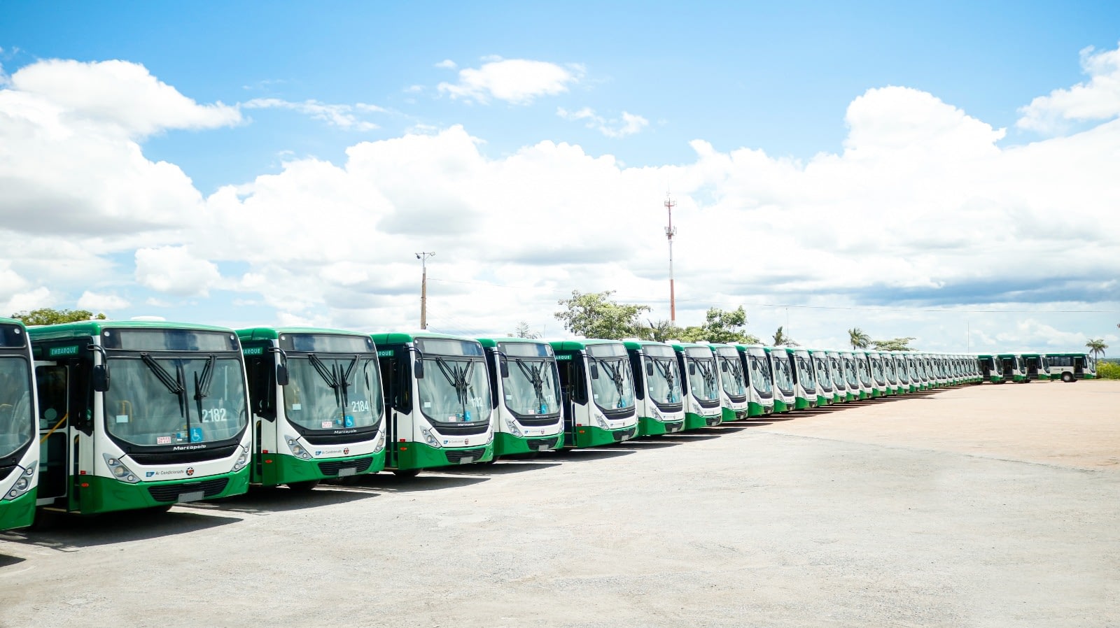 Imagem ilustrativa da notícia: Frota urbana de Cuiabá incorpora cinquenta Mercedes-Benz OF 1721